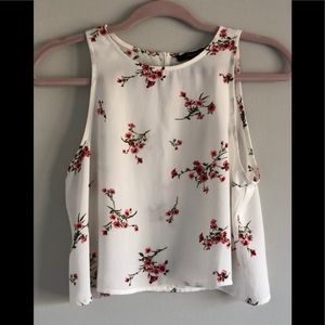 Forever21 Floral Sleeveless Top S